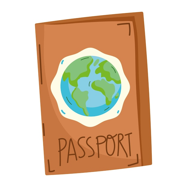 Travel Passport Od Icon Isolated